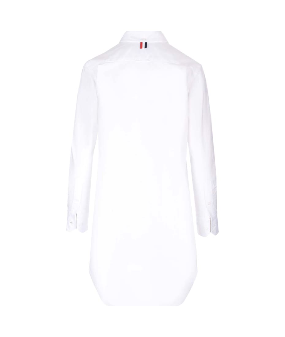 Tシャツ・カットソー THOM BROWNE FW25 Shirt dress (FDS002EF0313 100) Oxford A Line Shirtdress | Thom Browne