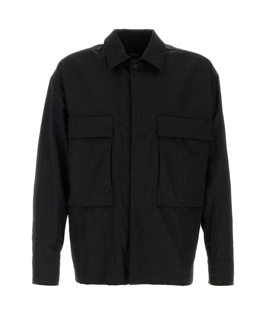 ブルゾン HERNO SS25 Black nylon jacket (GA00013DL12827 9300) Herno Black Nylon Jacket | italist