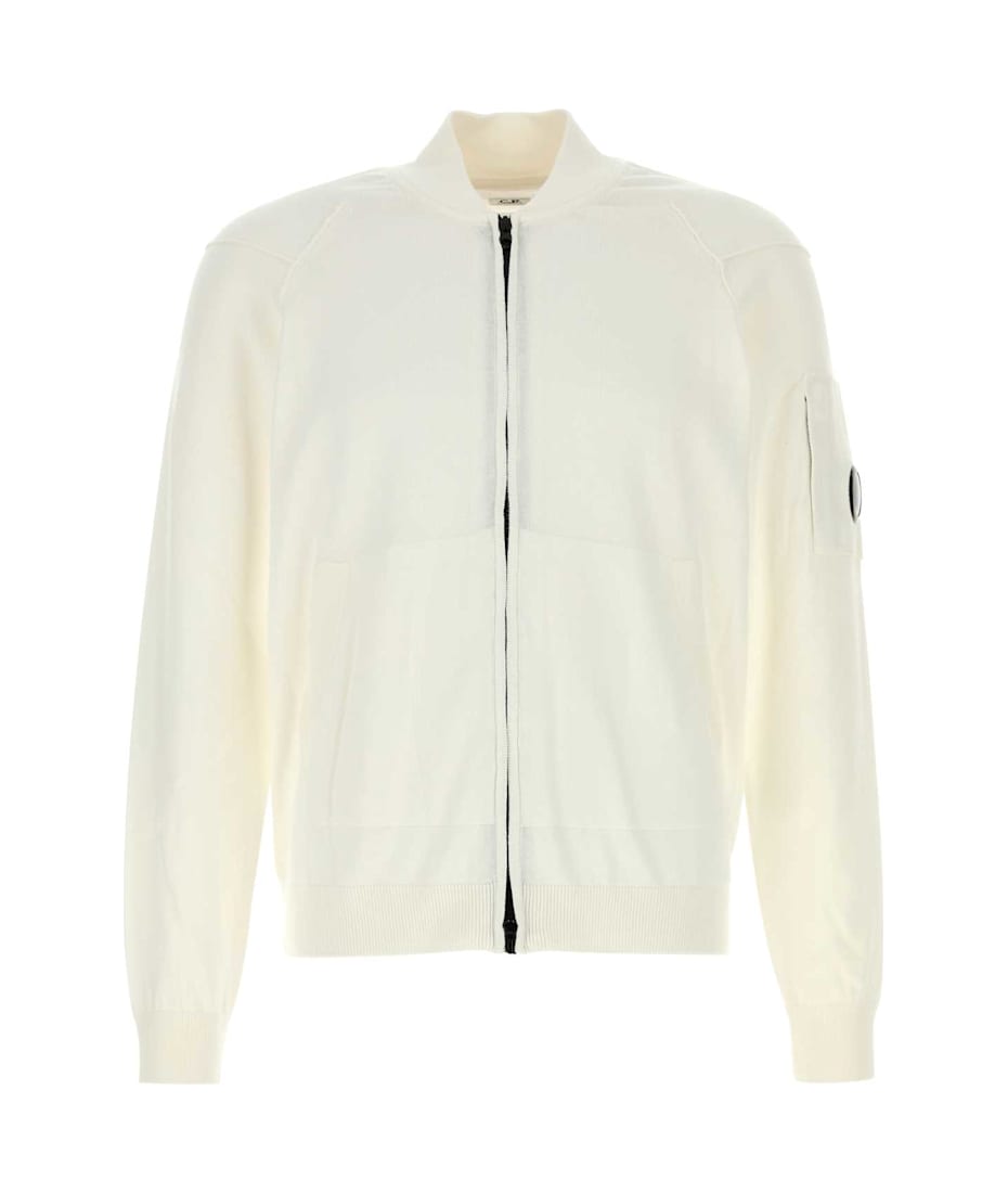 【送料&関税込】C.P. Company White Cotton Cardigan C.P. Company Cardigan White - 25SS | eBay