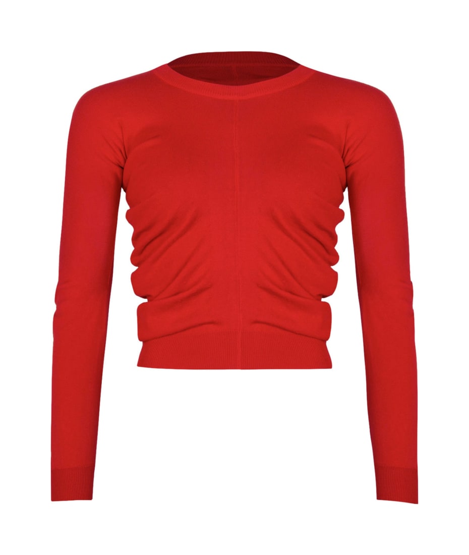 Maison Margielaニットmade in Italy レッド Maison Margiela Rib Knit Jumper | italist