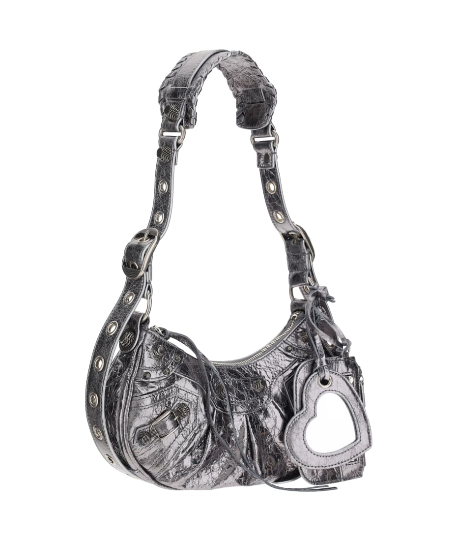 【関税込み】Le Cagole ミディアム レザー ポーチ付きバッグ Balenciaga Le Cagole Shoulder Bag | italist