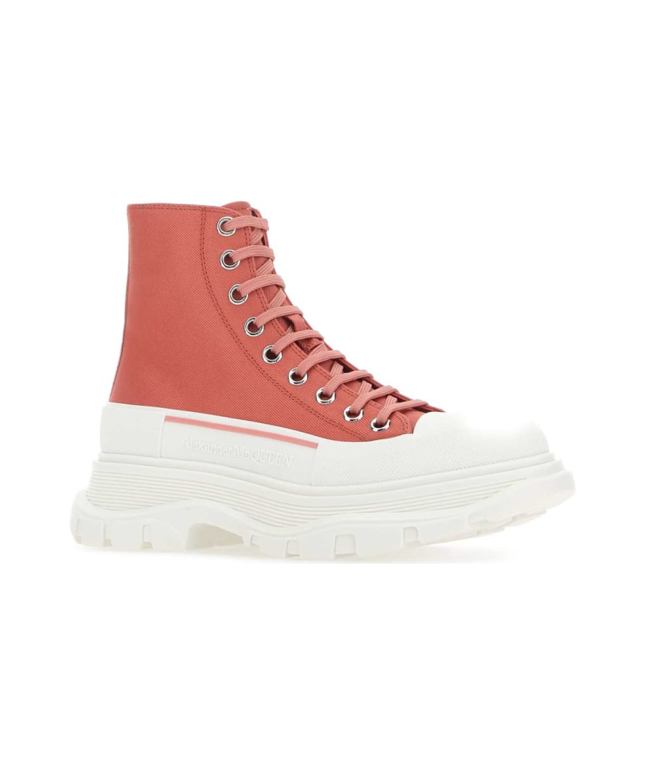 スニーカー ALEXANDER MCQUEEN Pastel Pink Leather Tread Slick Sneakers Alexander McQueen Pastel Pink Leather Tread Slick Sneakers