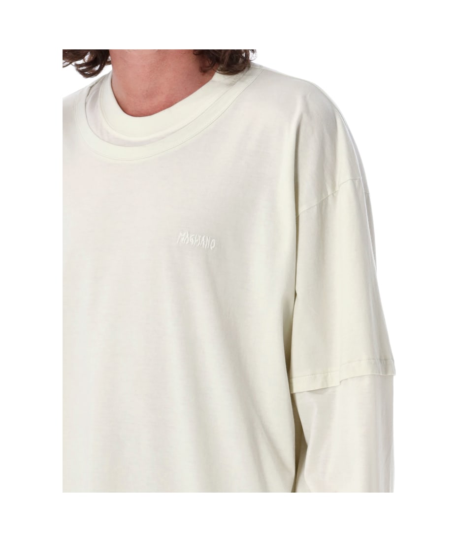 Tシャツ・カットソー Magliano FW24 TRAUMA OVER TEE (S5801484343 01) Trauma Tee XXL White – Magliano