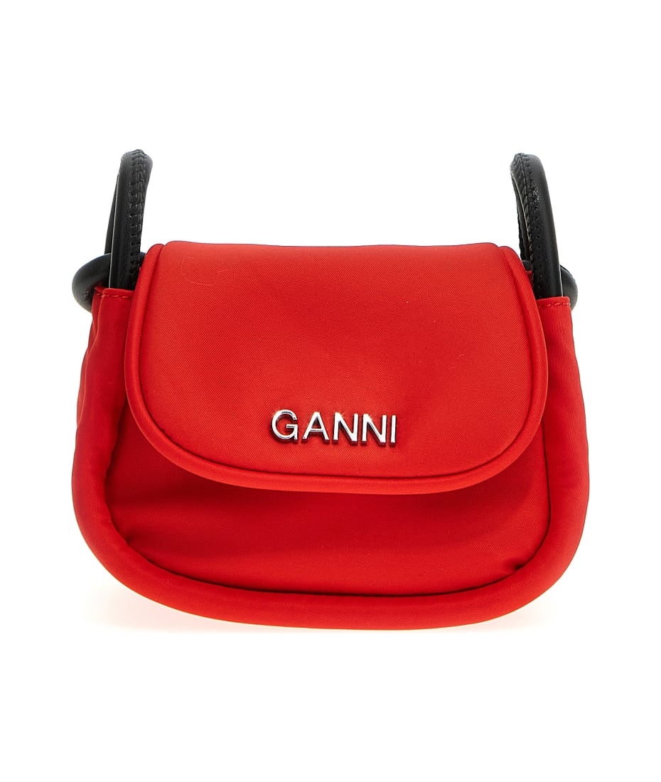 Ganni Knot Mini Flap Over Crossbody Bag | italist