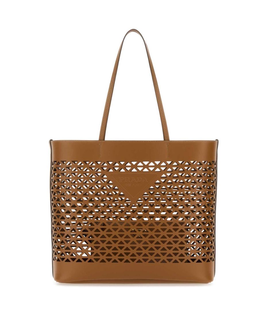 ハンドバッグ PRADA large shopping bag in grainy leather Prada Shopping Bag | italist