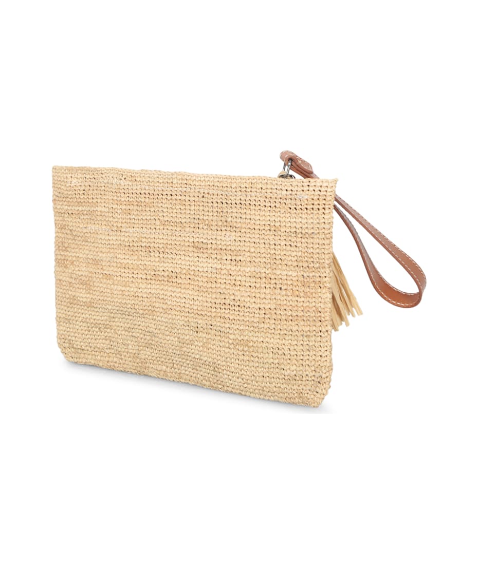 ポーチ Dsquared2 Nude Raphia Logo Pouch Bag Dsquared2 Nude Raphia Logo Pouch Bag | italist