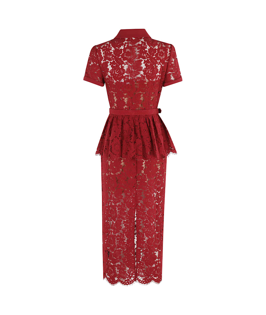halter neck lace midi dress DELICATE BLOOM HALTER WOVEN LACE MIDI DRESS l FLYING TOMATO – Flying Tomato main image 1