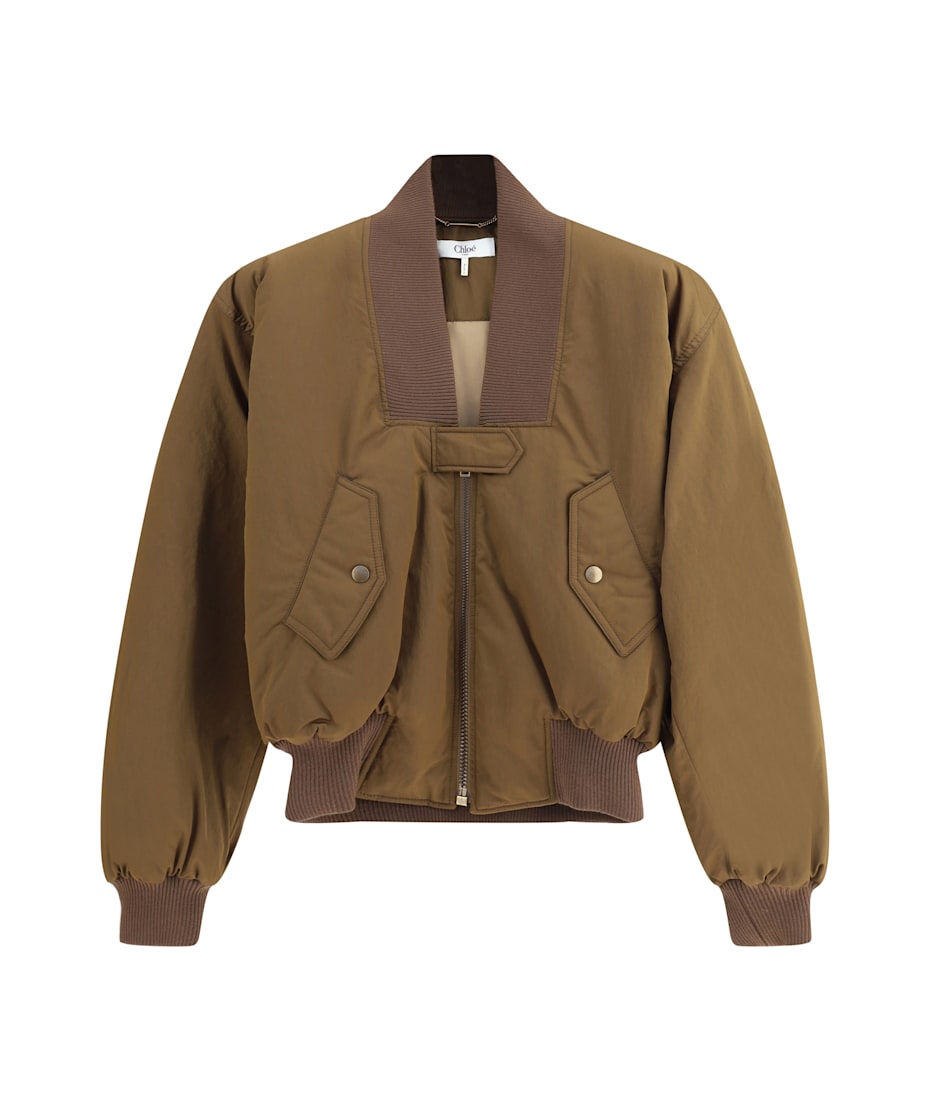ブルゾン Chloe Bomber Imbottito In Nylon Chloé Bomber Jacket In Nylon | Chloé BA