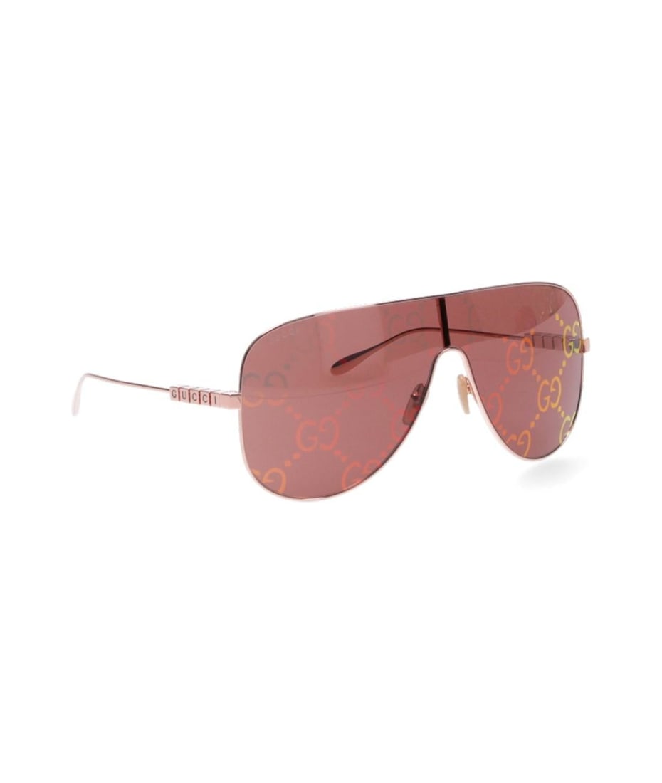 Amazon.com: Sunglasses Gucci GG0818SA 003 Woman sunglasses color Gold pink  lens size 63 mm : Clothing, Shoes & Jewelry