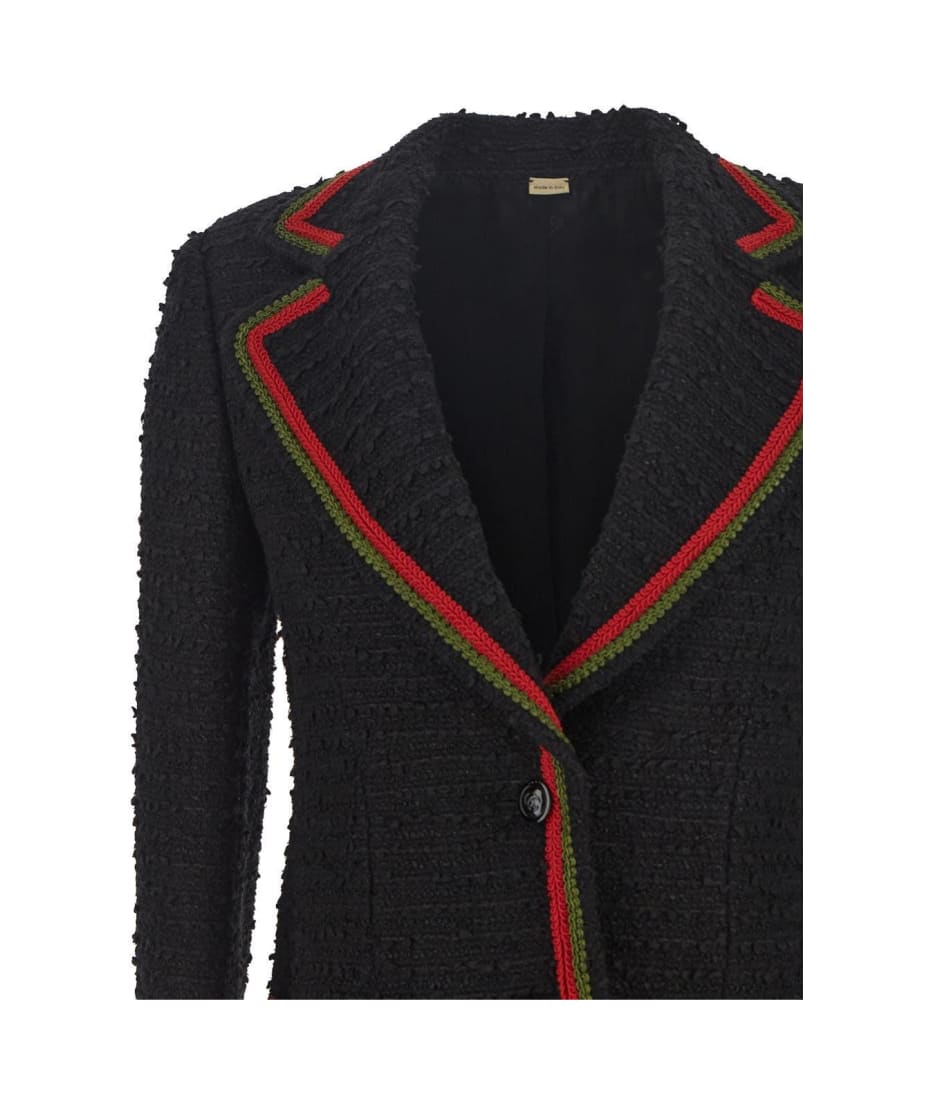 Gucci Tweed Jacket - Black