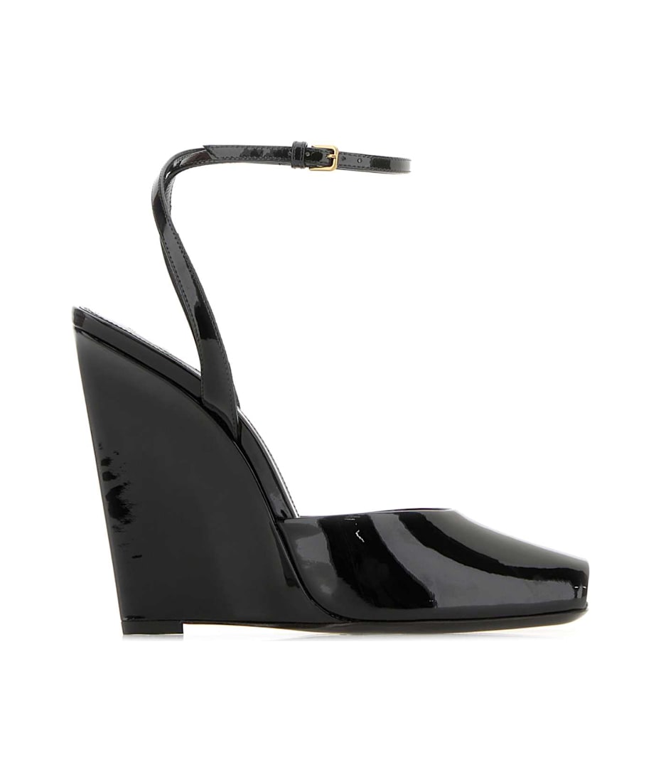 サンダル・ミュール Saint Laurent Black leather Le Scandal sandals Saint Laurent Black Leather Le Scandal Sandals | italist