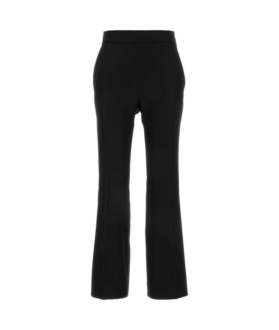 【送料&関税込】Gucci Logo Embroidered Bootcut Leg Trousers Gucci Logo Embroidered Bootcut Leg Trousers | italist