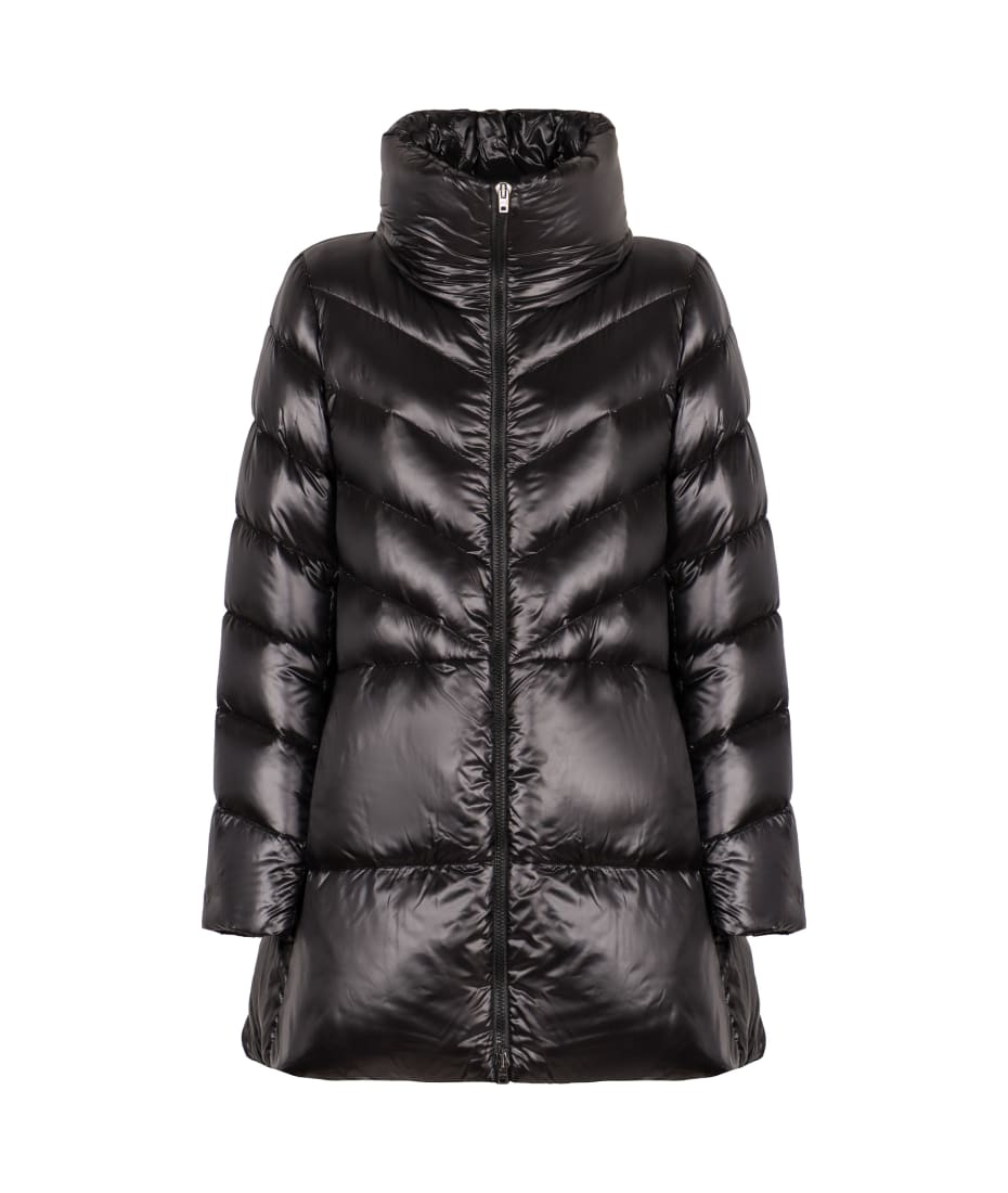 Glossy Nylon Down Jacket