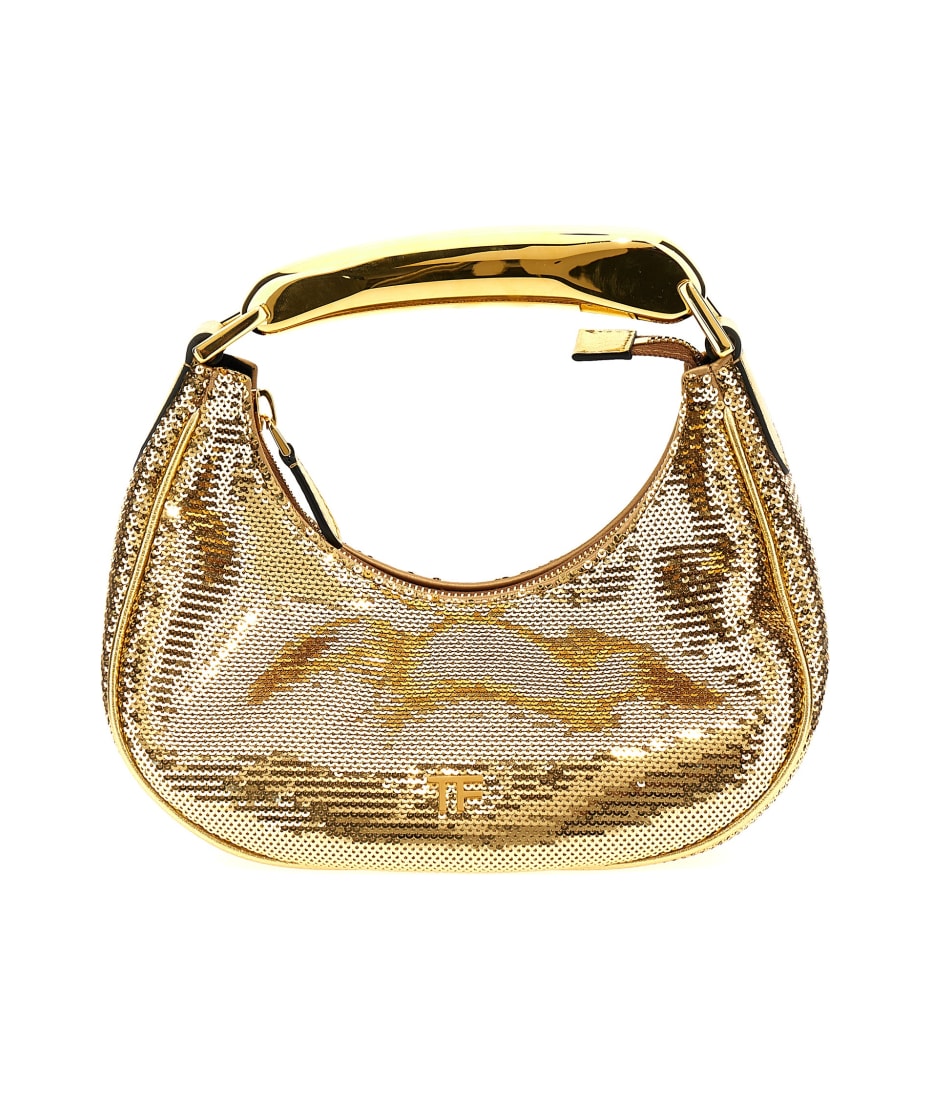 Tom Ford Sequin Embroidery Label Mini Chain Bag
