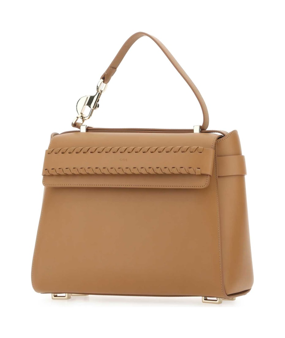 トートバッグ Chloe Biscuit leather Nacha handbag (CHC22WS122I91 26X) Chloé Biscuit Leather Nacha Handbag | italist