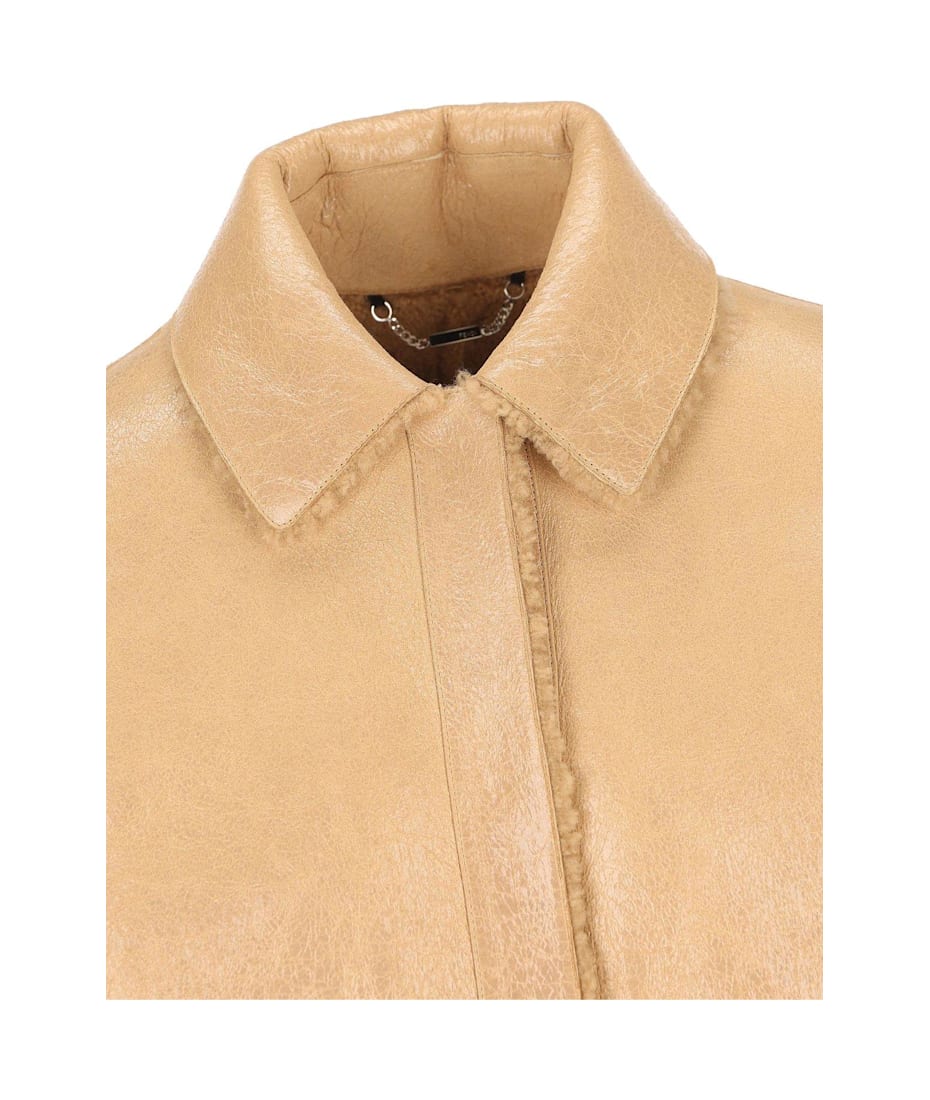 Fendi Collared Long Coat | italist