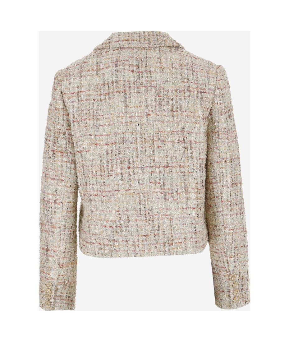 self-portrait Bouclé Jacket | italist