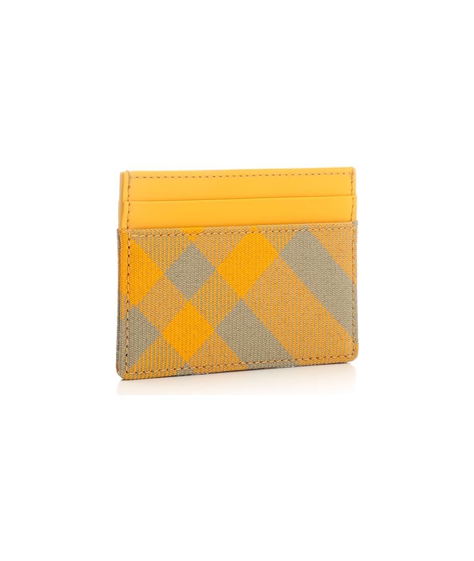 Burberry Wool And Leather Card Holder | italist