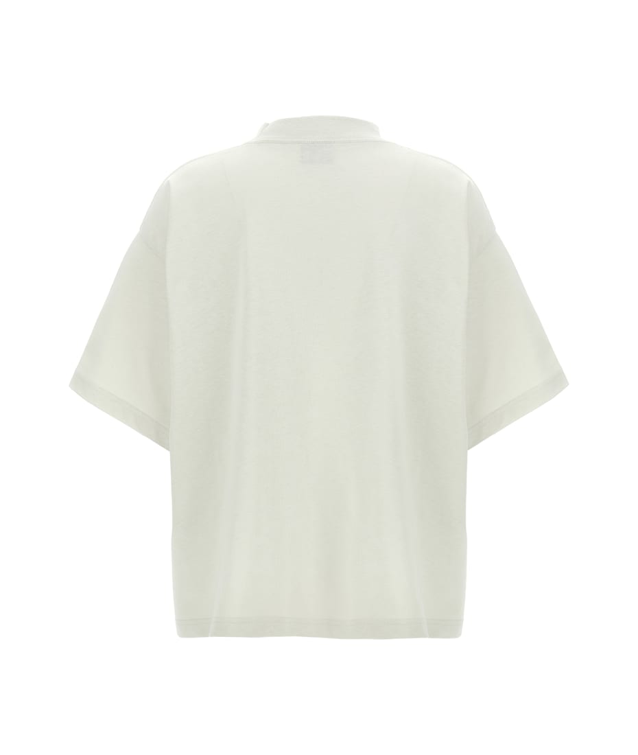 Tシャツ・カットソー BALENCIAGA LOGO CROPPED TOP Balenciaga Logo Cropped T-Shirt in Black | Lyst
