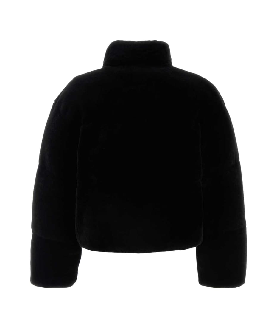 ダウンジャケット・コート Prada Black Shearling Down Jacket Prada Black Shearling Down Jacket | italist
