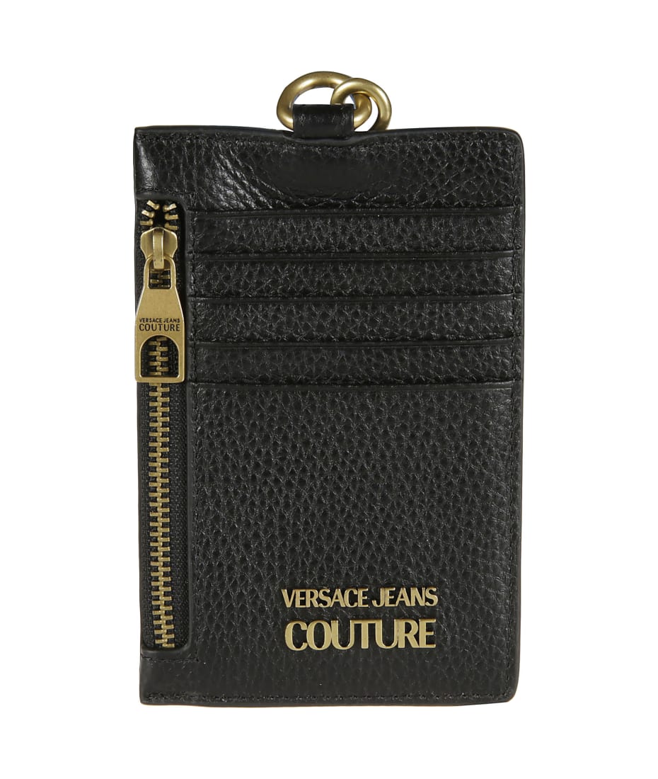 【関税込】新作◆VERSACE JEANS COUTURE◆ロゴ カードケース 新品未使用】 VERSACE JEANS COUTURE カードケース