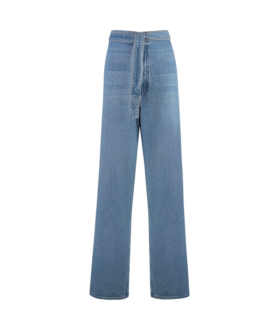 Mother Snacks! The Fold In Funnel Wide-leg Jeans italist, ALWAYS