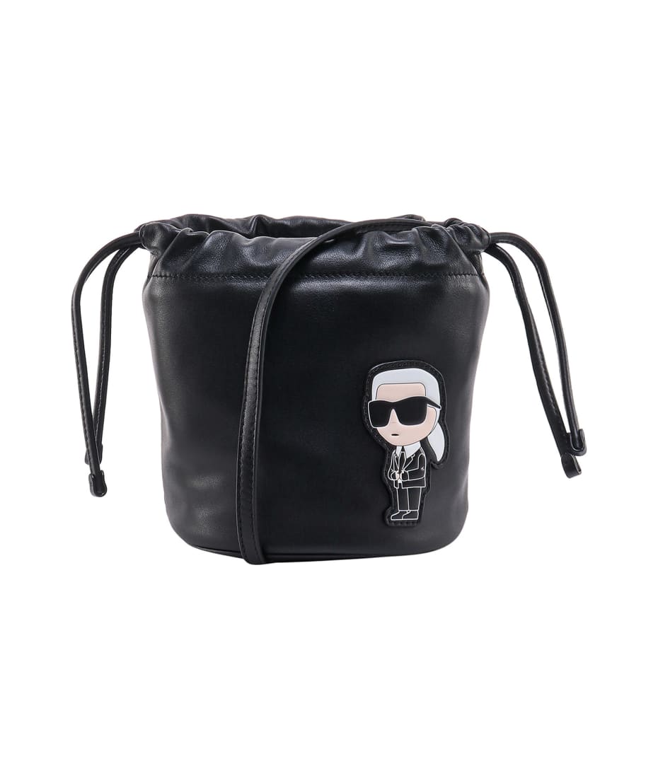 Women's K/Ikonik Bucket Bag by KARL LAGERFELD