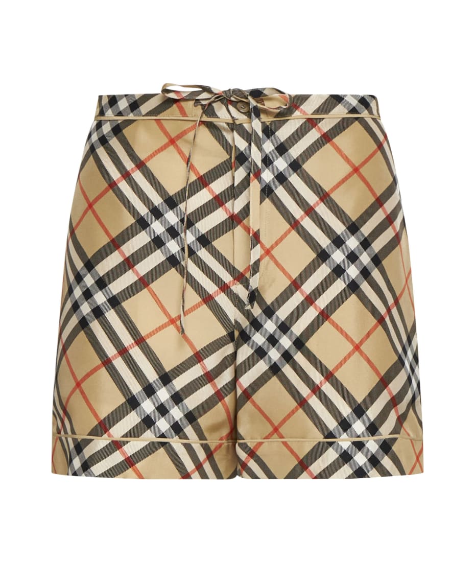 ショーツ BURBERRY PRINTED SILK SHORTS Burberry Printed Silk Shorts | italist