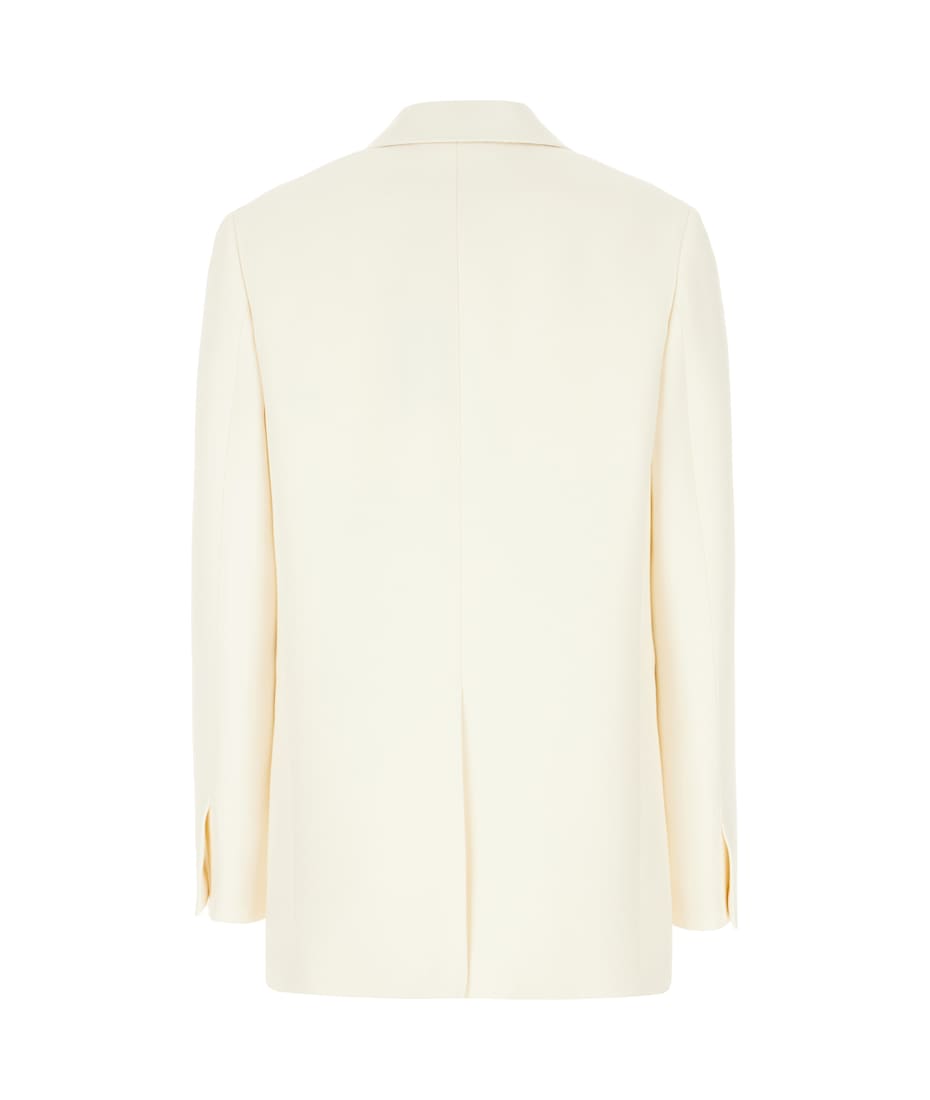 ジャケット FENDI Ivory Wool Blend Blazer Fendi Ivory Wool Blend Blazer | italist
