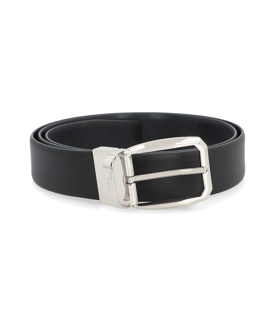 ベルト Zegna Reversible Belt Zegna Reversible Leather Belt | italist
