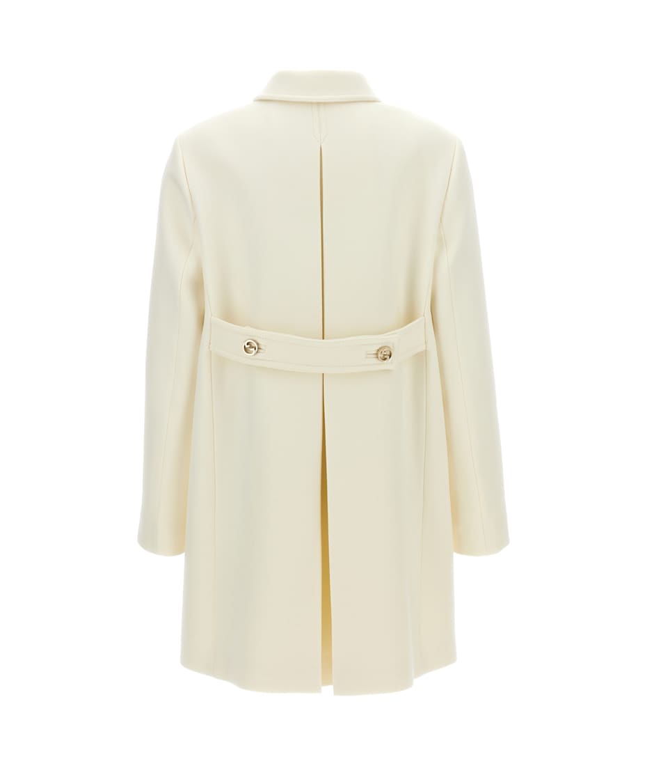 Gucci 'gg' Double-breasted Coat | italist