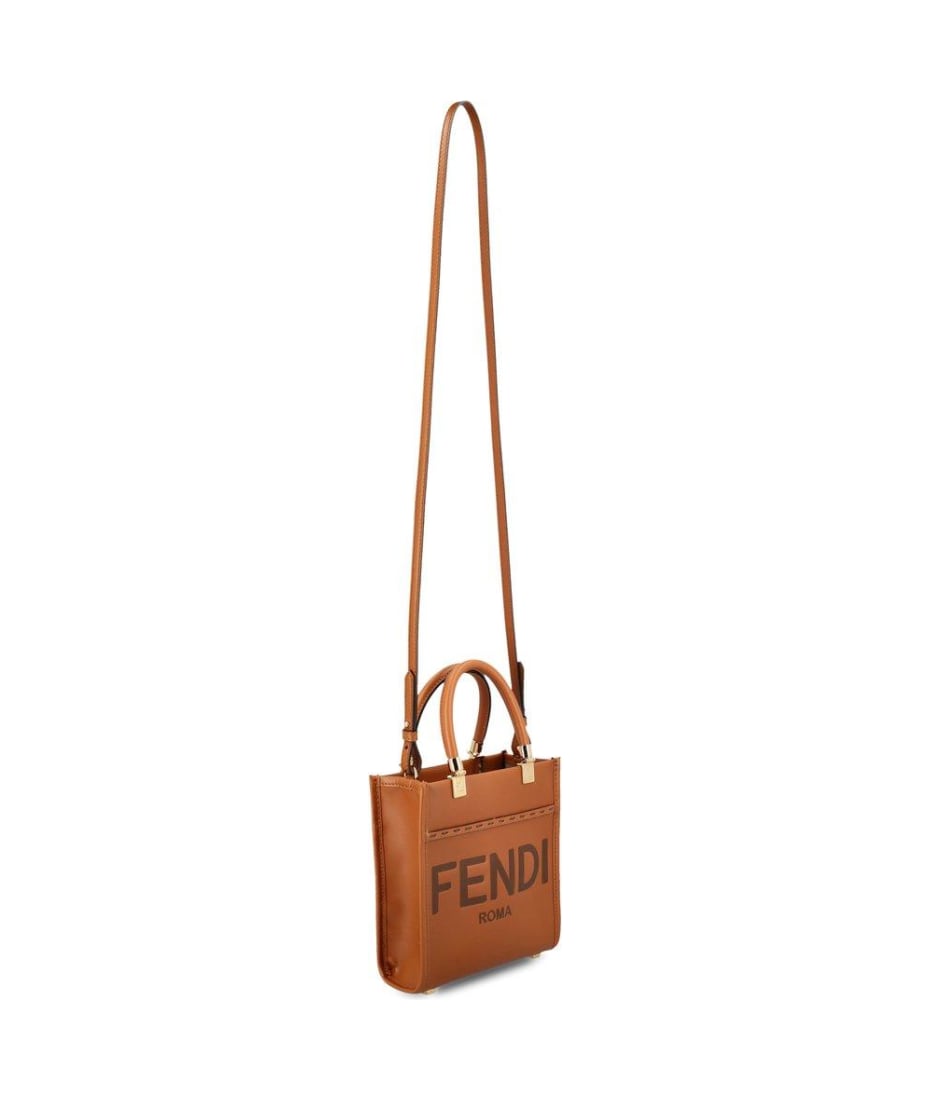 Fendi Mini Sunshine Shopper Bag - CUOIO