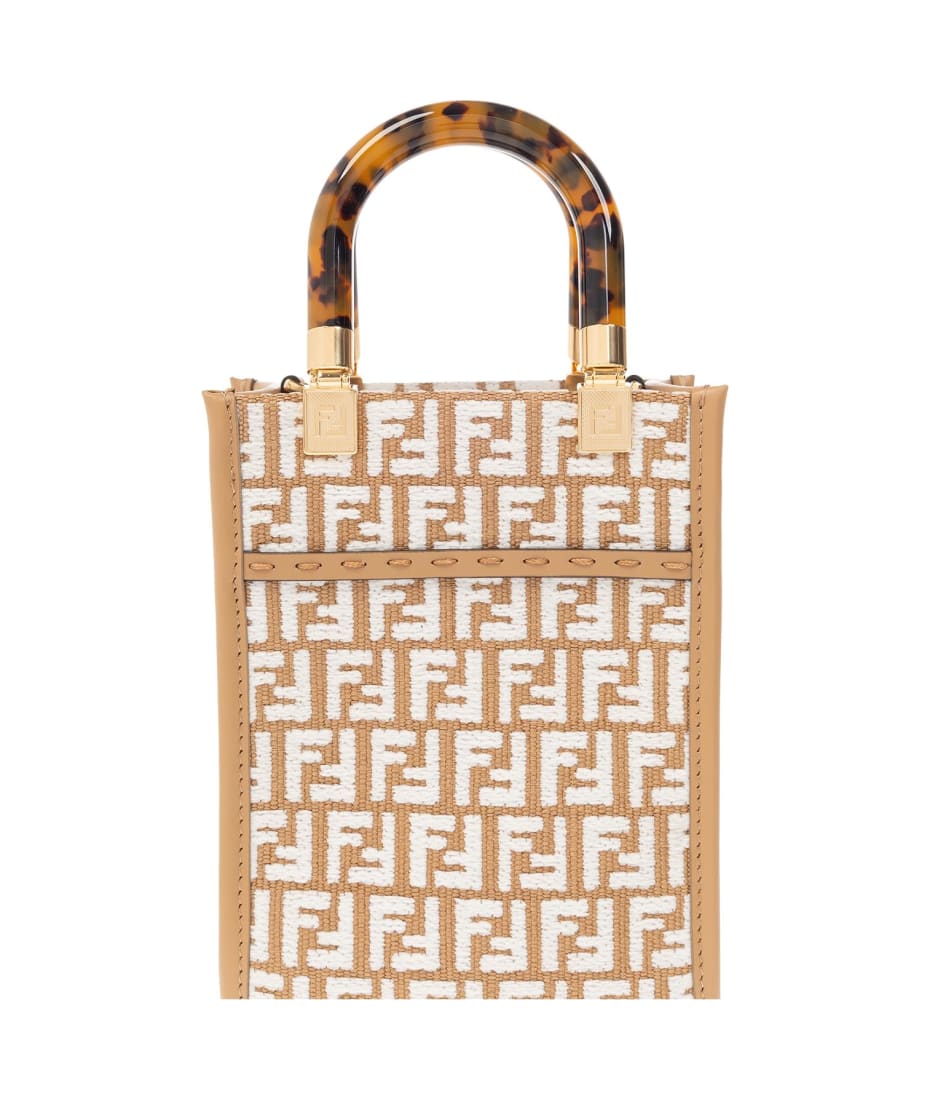 Fendi Sunshine Tote Bag, Natural