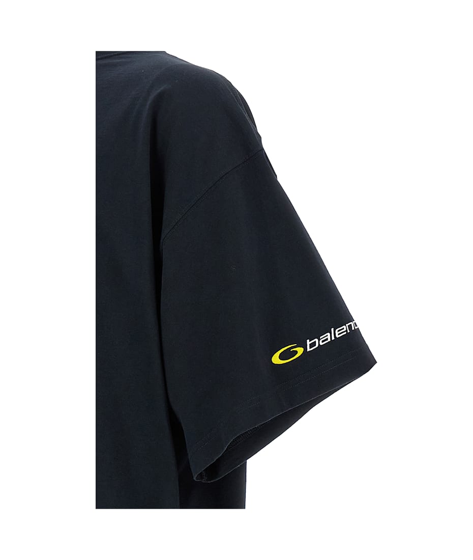 Balenciaga Logo Embroidery T-shirt | italist