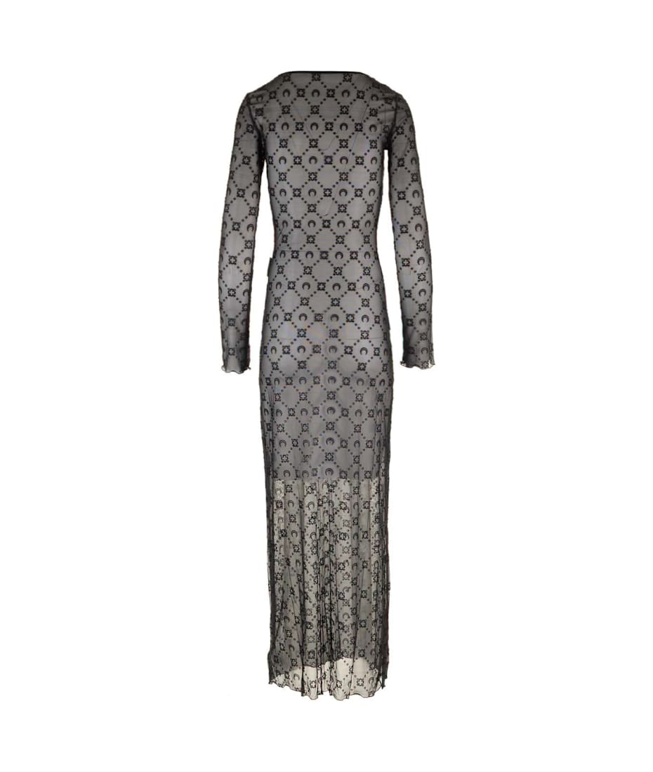 maxi dress engagement party Confête - Genevieve Gold Dot Dress