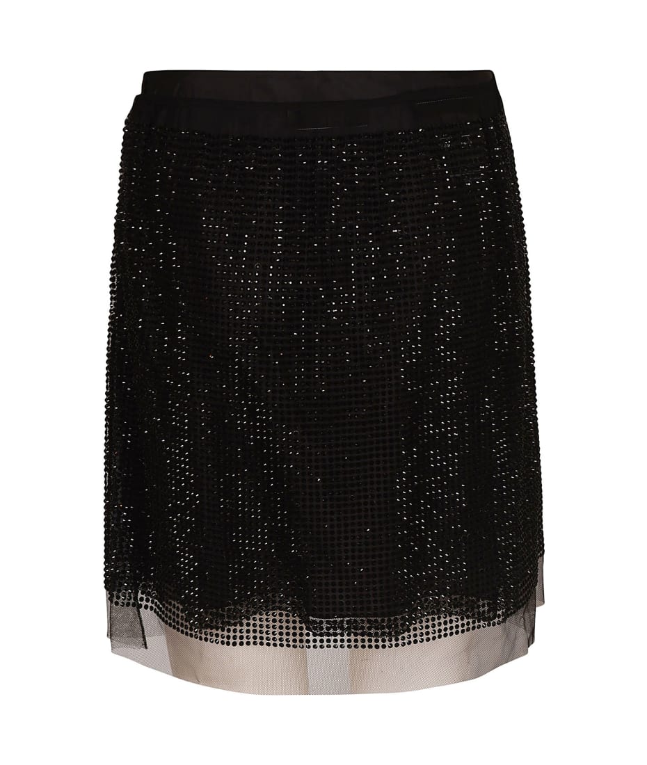 Prada Embellished Tulle Skirt | italist