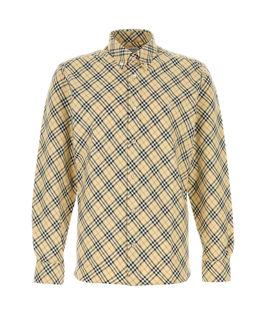 Tシャツ・カットソー Burberry SS25 Embroidered cotton shirt (8098843 C1506) Burberry Embroidered Cotton Shirt | italist