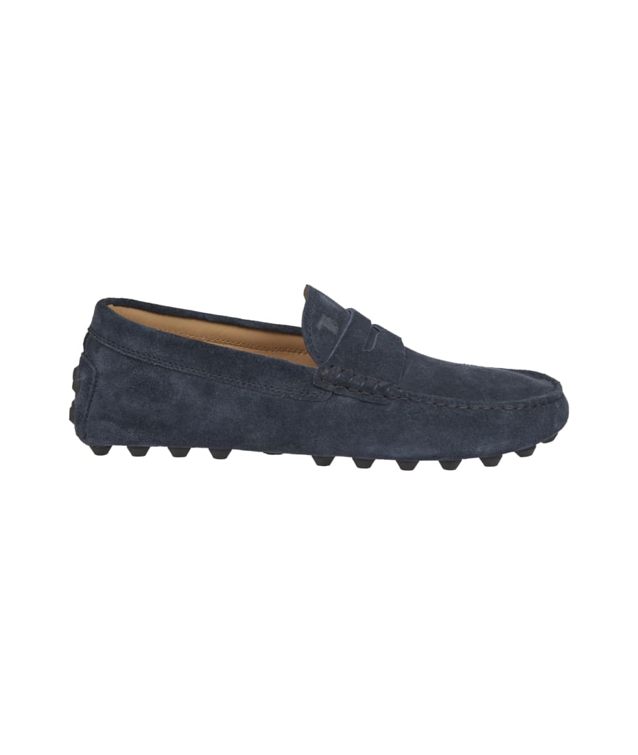 Loafers & Slippers Tod's - Embossed monogram suede slippers
