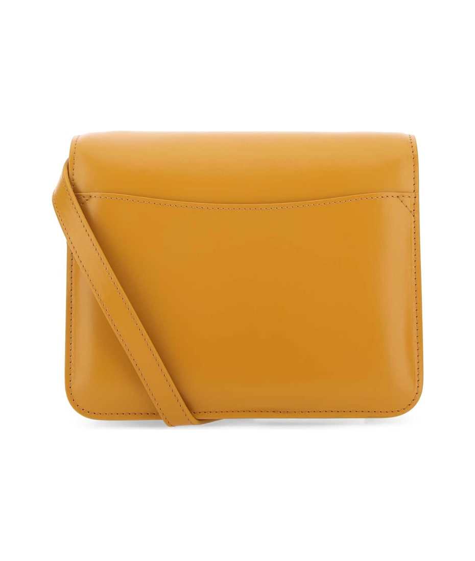 ショルダーバッグ・ポシェット Chloe Mustard leather Kattie clutch (CHC22US500H27 216) Chloé Mustard Leather Kattie Clutch | italist