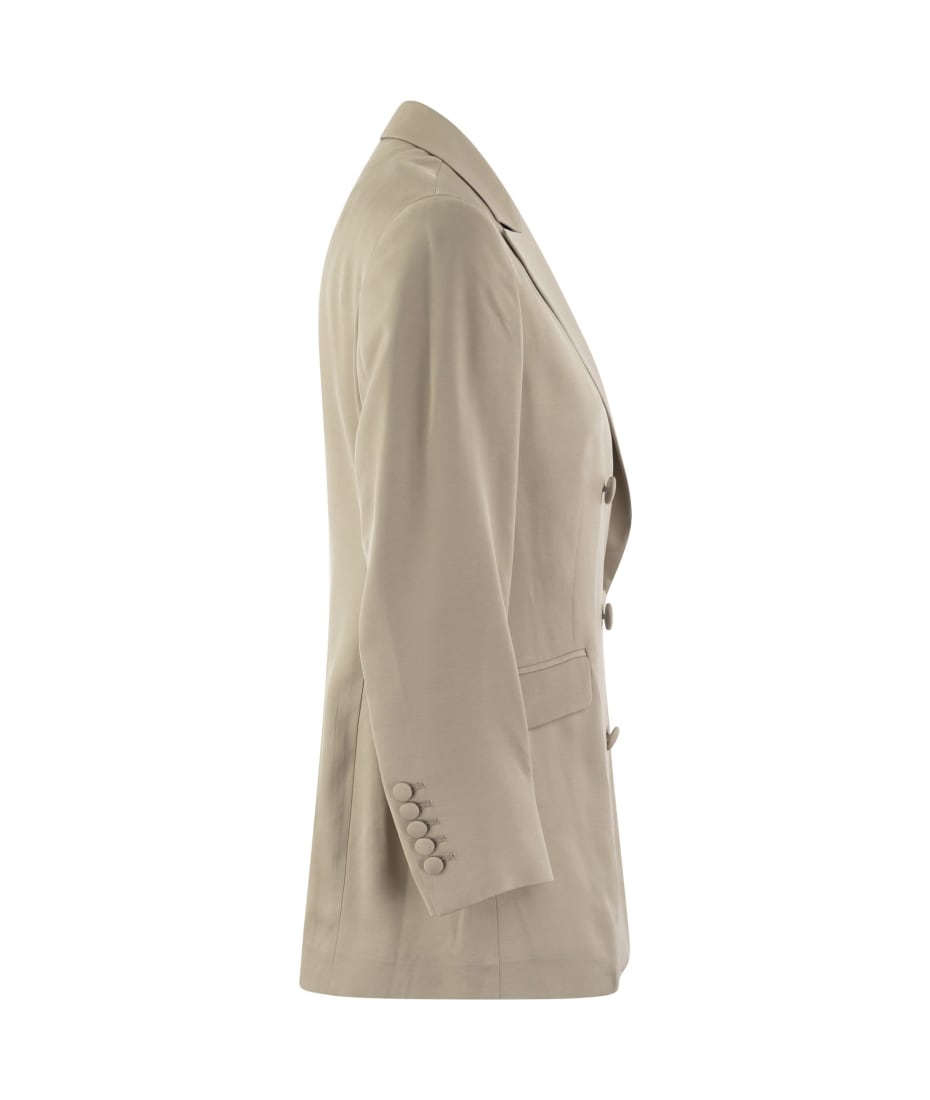 スーツ Saulina ANITA - Viscose double-breasted blazer Saulina Milano Anita - Viscose Double-breasted Blazer