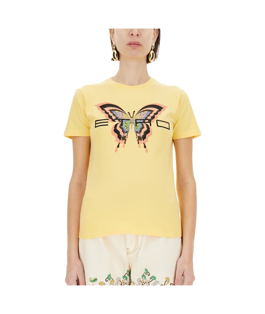 Etro T-shirt With Embroidery | italist