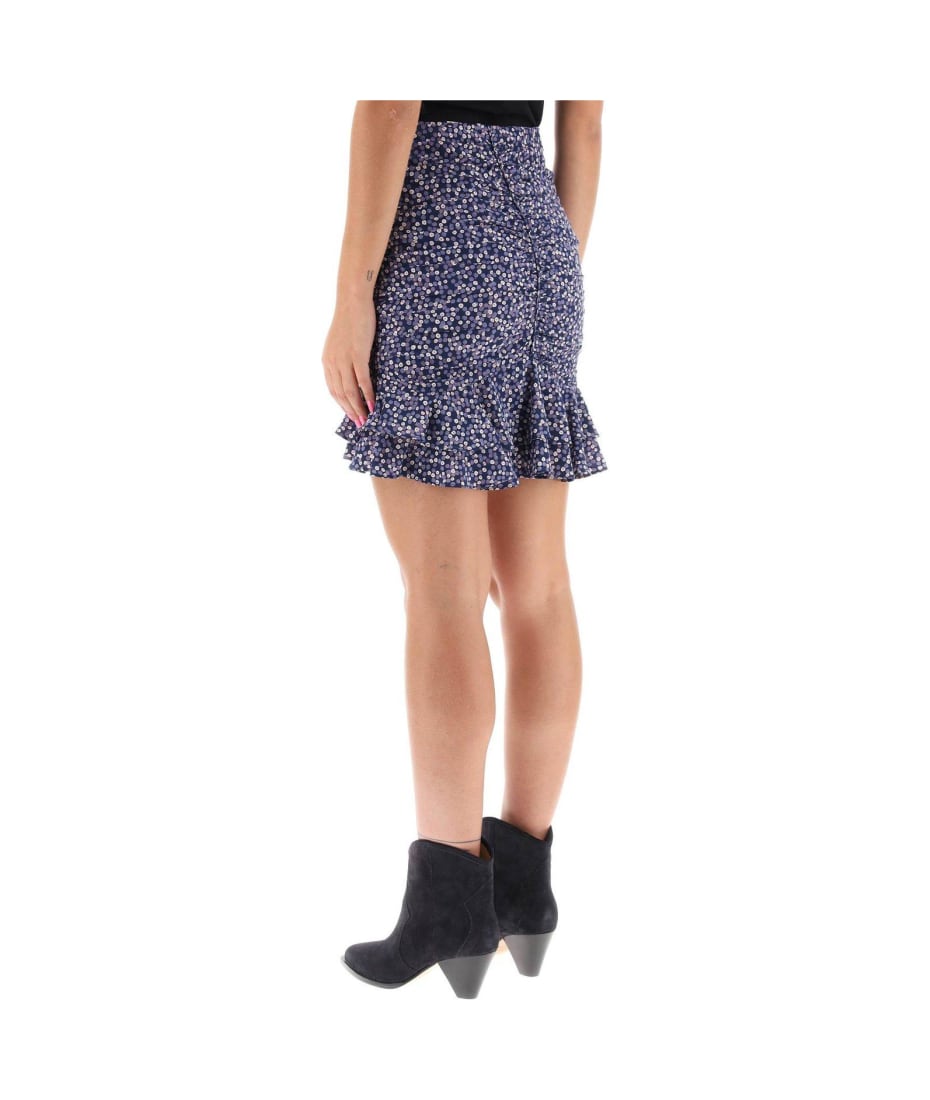 Isabel Marant Milendi Printed Stretch Mini Skirt | italist