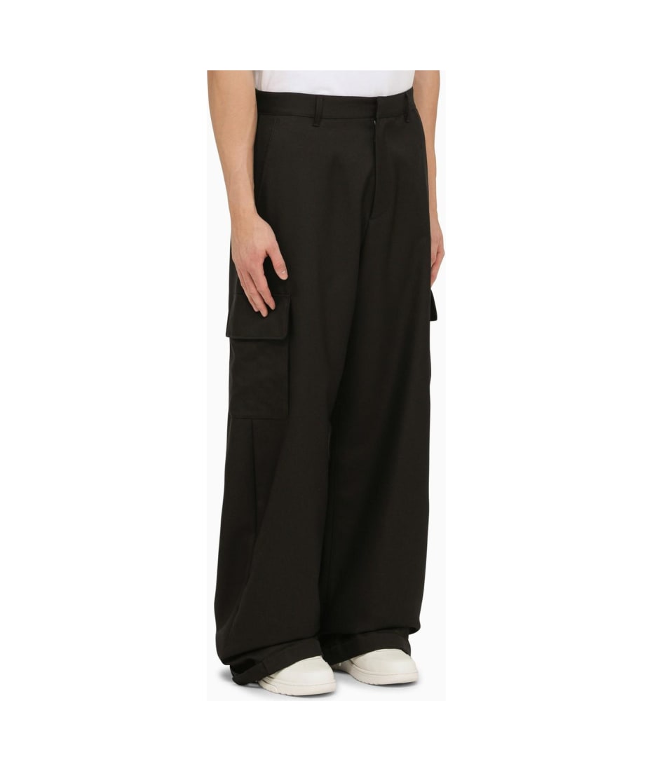 パンツ Off-White Wide Grey Pinstripe Cargo Trousers Off-White™ Wide grey pinstripe cargo trousers | TheDoubleF