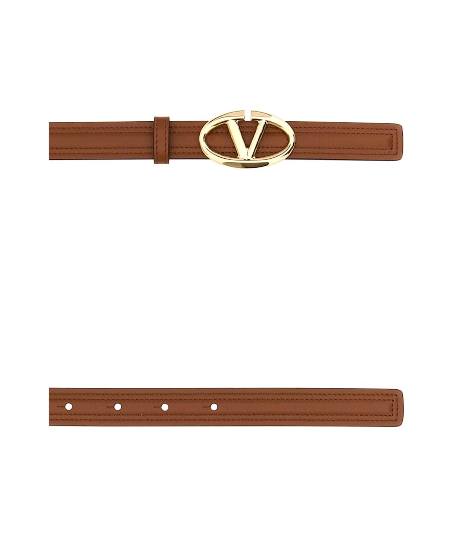 ベルト Valentino Garavani Caramel Leather Reversible Belt Valentino Garavani Caramel Leather Reversible Belt | italist