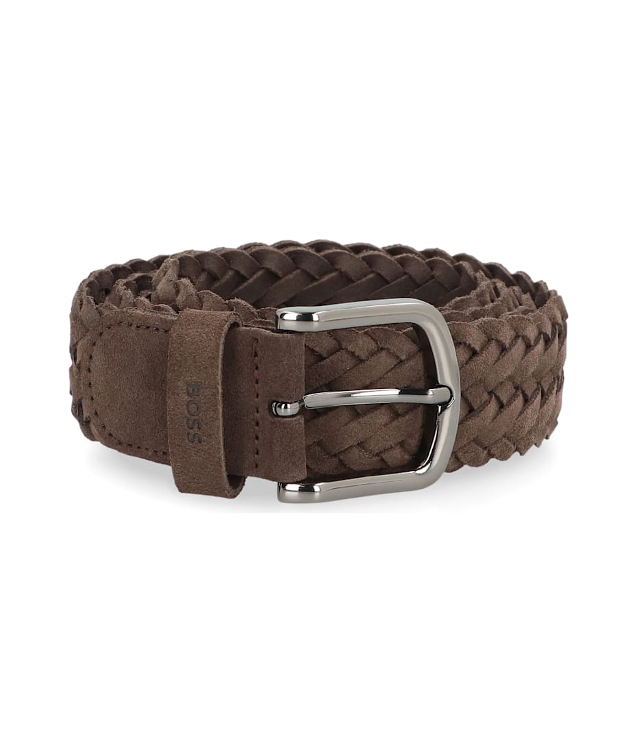 hugo boss suede belt
