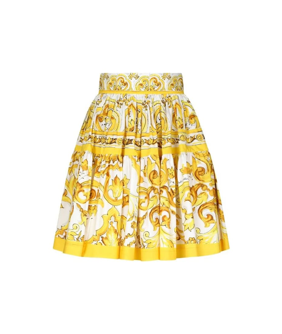 ミニスカート Dolce & Gabbana Gonna Corta In Cotone Dolce & Gabbana Gonna In Cotone St Maiolica | italist