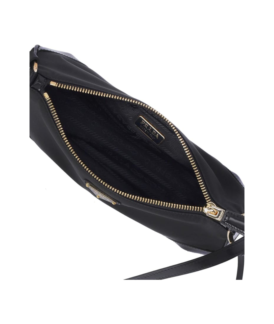 プラダ Re-Edition 2002 ロゴ入 Re-ナイロン ショルダー バッグ Re-Edition 2002 Re-Nylon shoulder bag in black - Prada