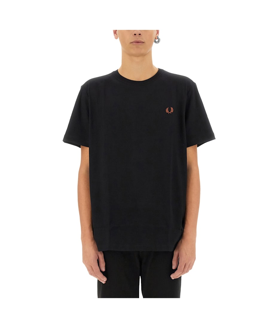 Tシャツ・カットソー FRED PERRY FW24 T-SHIRT WITH LOGO (FP M1600 51 W50) Fred Perry T-shirt With Logo | italist