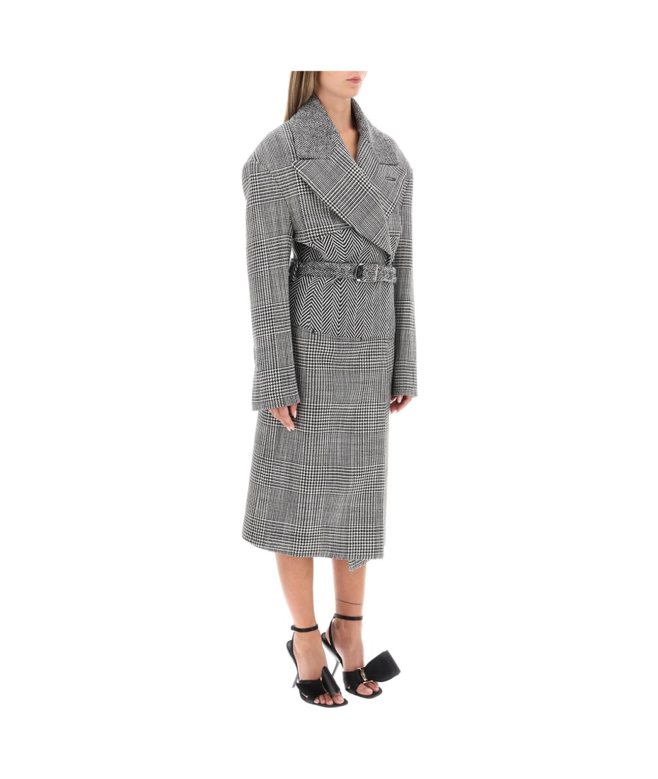 コート Tom Ford Wool Patchwork Coat Tom Ford Cashmere Patchwork Coat | italist