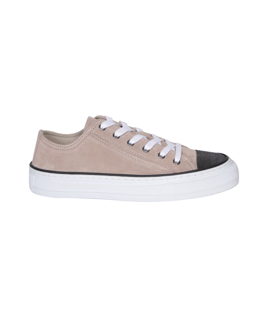 【関税込み】BRUNELLO CUCINELLI 'Monile' sneakers Brunello Cucinelli Monili Laceless Suede Sneakers - Bergdorf